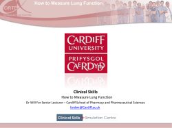 How to Measure Lung Function Clinical Skills