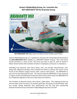 Press Release - Eastern Shipbuilding Group