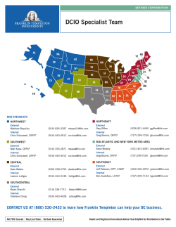2014 Franklin Templeton DCIO Map
