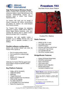 Download the FreedomFWA Datasheet