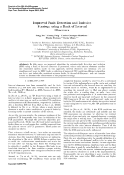 Improved Actuator-Fault Detection and Isolation Strategy Using