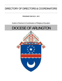 DIOCESE OF ARLINGTON