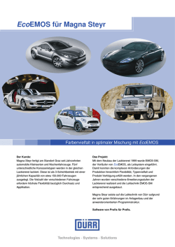 EcoEMOS f&uuml;r Magna Steyr