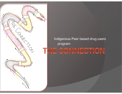 Indigenous Peer based drug users program