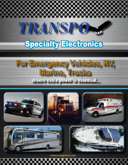 For Emergency Vehicles, RV, Marine, Trucks