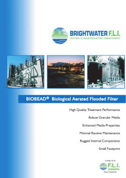 ny BIOBEAD® Biological Aerated Flooded Filter
