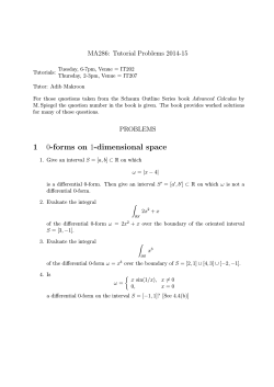 1 0-forms on 1-dimensional space