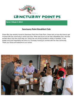 Term 2 Week 3 2014 - Sanctuary Point Public School