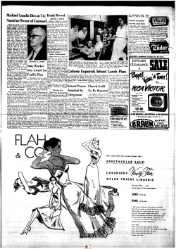 Albany NY Knickerbocker News 1952
