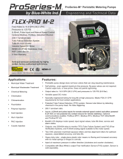 M-Series Metering Pumps