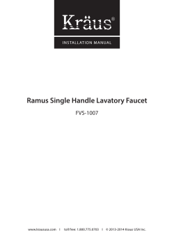 Ramus Single Handle Lavatory Faucet