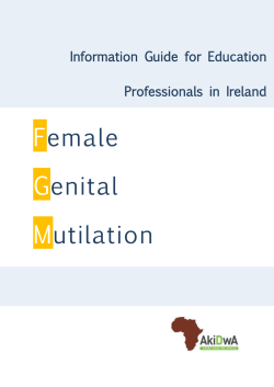 Information Guide for Education Professionals on FGM