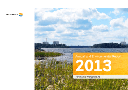 Annual and Environmental Report