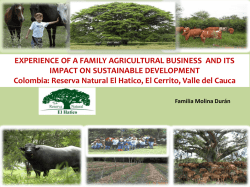 Introduction to El Hatico Natural Reserve
