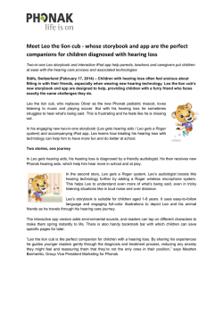 Meet Leo the lion cub - whose storybook and app are the