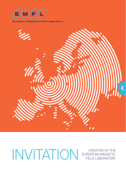 invitation creation of the european magnetic field laboratory