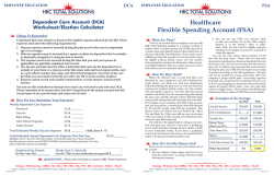 Healthcare Flexible Spending Account (FSA)