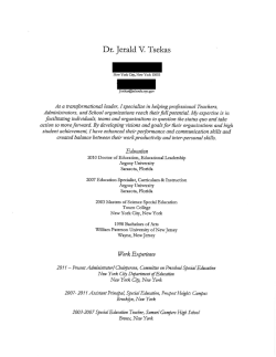 Dr. Jerald V. Tsekas