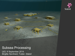 Subsea Processing