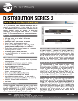 DISTRIBUTION SERIES 3