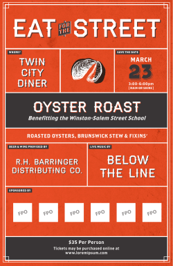 OYSTER roast - Winston