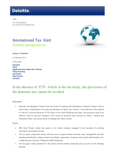International Tax Alert Global perspectives
