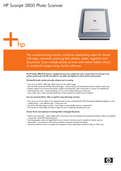 HP Scanjet 3800 Photo Scanner