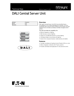 DALI Central Server Unit