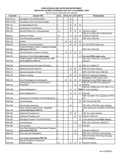 Food Science (FDSC) Nutrition (NUTR)(PDF)