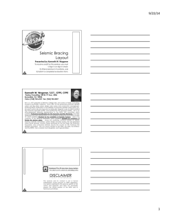 Handout - American Fire Sprinkler Association