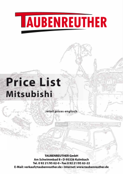 Preisliste Mitsubishi_1000_EN