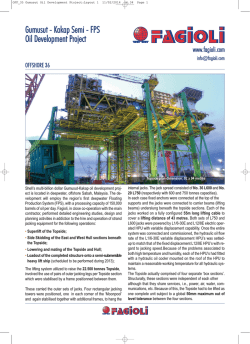 Gumusut - Kakap Semi - FPS Oil Development Project