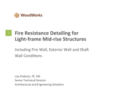 Detailing for Fire Resistance of Light-Frame Mid-Rise