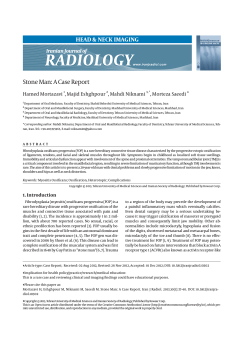 Full Text (PDF) - Iranian Journal of Radiology