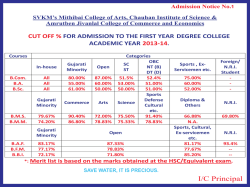 Important online Admission Instructions! Read this
