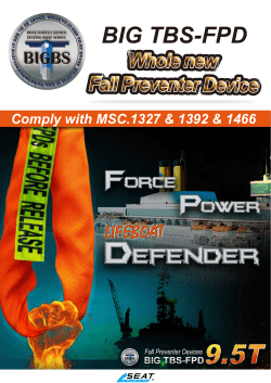 BIG TBS-FPD - 錫特工業S.E.A.T.lifeboat FPD lifeboat Fall Preventer