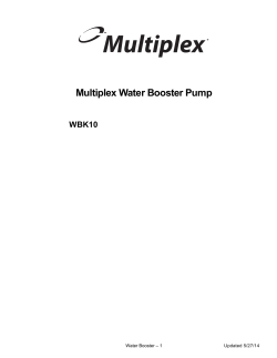 WBK10 Parts Manual - Manitowoc Beverage Systems