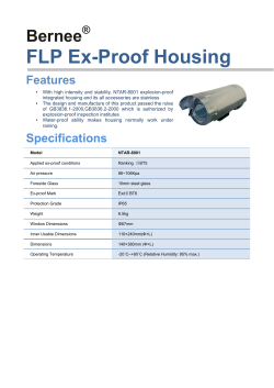 FLP Ex-Proof Housing NTAR-8001