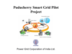 Puducherry Smart Grid Pilot Project - PACE