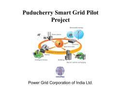 Puducherry Smart Grid Pilot Project - PACE