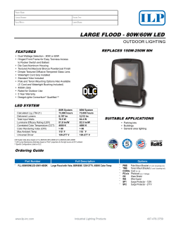 FLL-80W/60WLED-UNIV-4000K - Industrial Lighting Products