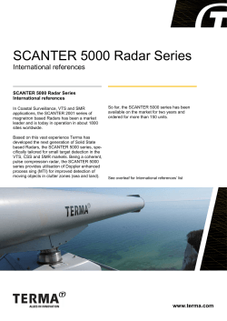 SCANTER 5000 Radar Series