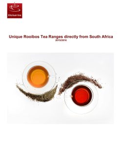 Rooibos and Speciality Teas