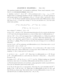 Example sheet 4