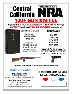 Grand Prize Drawing - Central California Friends of NRA