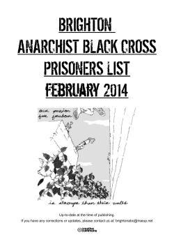 November 2014 PDF - Brighton Anarchist Black Cross
