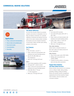 Commercial Marine Solutions Datasheet (1000kb)
