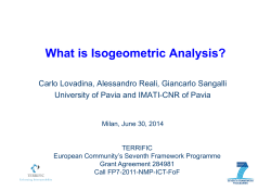 What is Isogeometric Analysis?