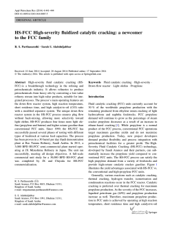 HS-FCC High-severity fluidized catalytic cracking: a