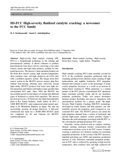 HS-FCC High-severity fluidized catalytic cracking: a